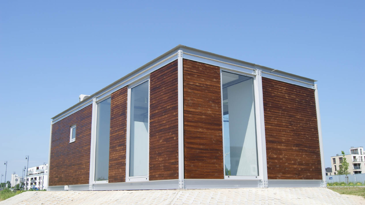 Büro-Raummodul, Wohnungsverkaufsbüro 50m2 – Ansicht 1