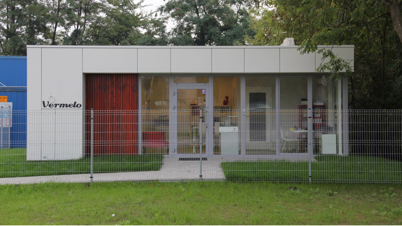 Büro-Raummodul, Wohnungsverkaufsbüro Mota Engil 54m2 - Ansicht 1
