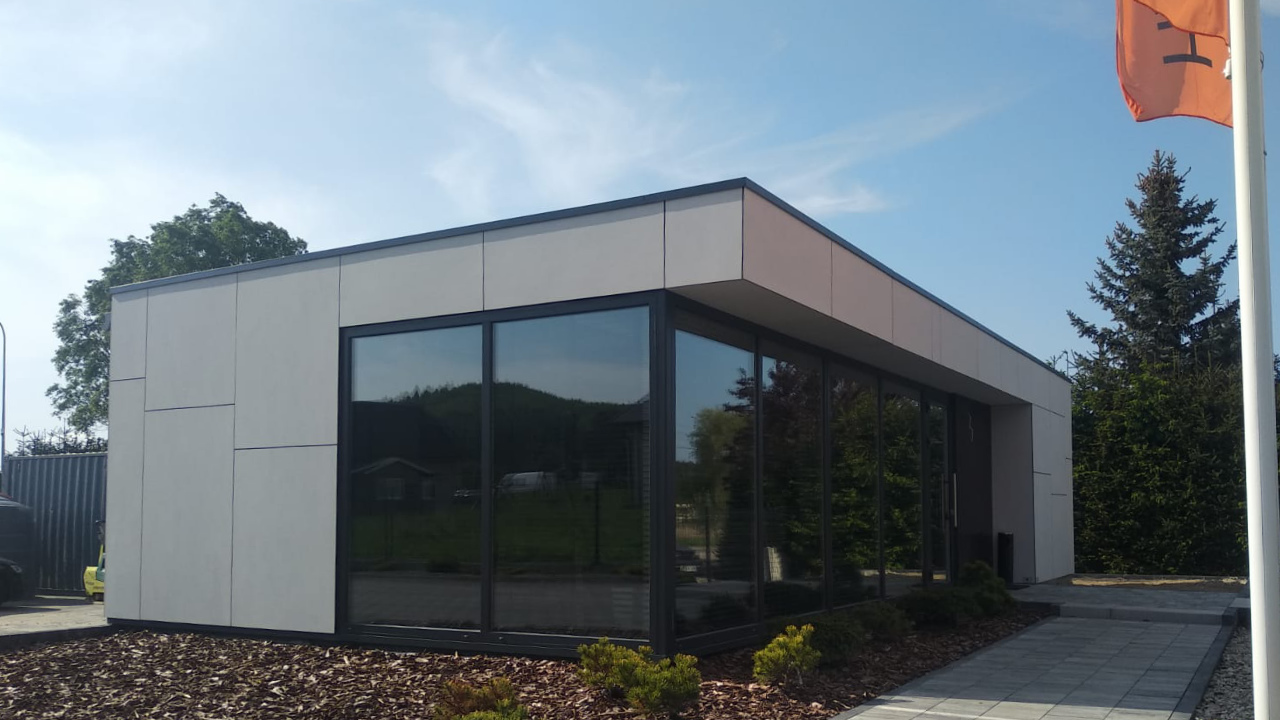 Verkaufspavillon, Hard Bruk – Firmenshowroom 72m2 - Ansicht 2