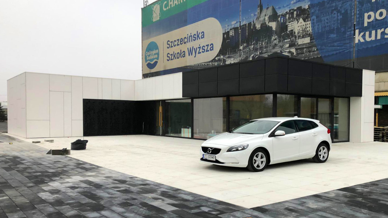 Verkaufspavillon, Auto Park Group – Showroom 231m2 - Ansicht 1