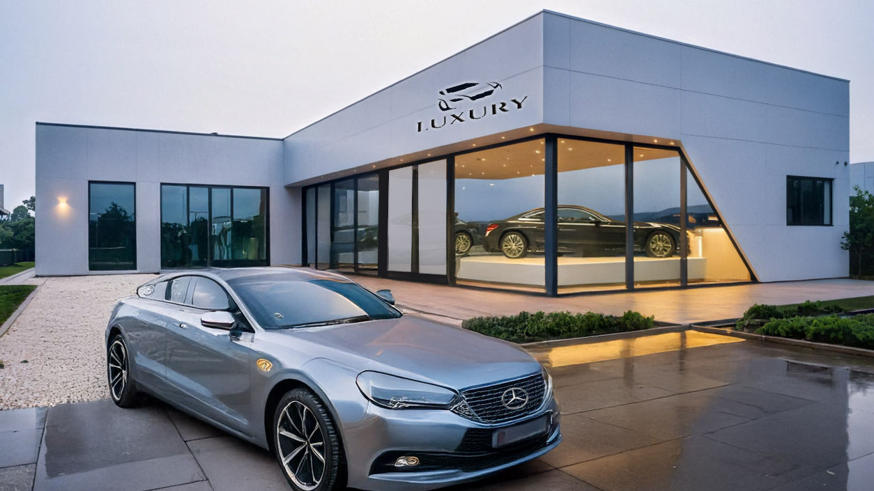 Modularer Automotive-Pavillon, modularer Showroom