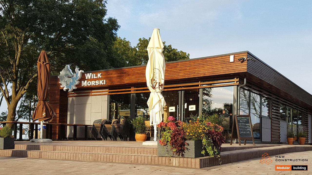 Modułowy lokal gastronomiczny M&W Construction
