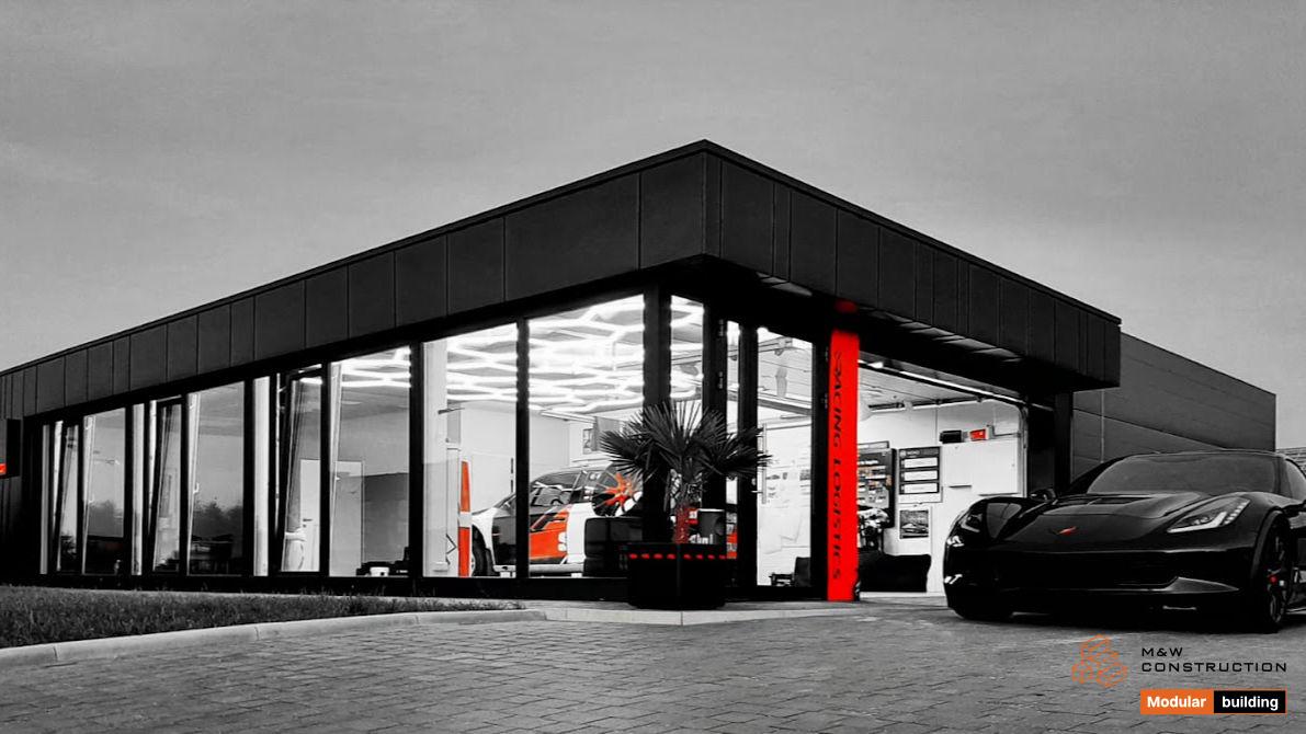 Modularer Automotive-Pavillon