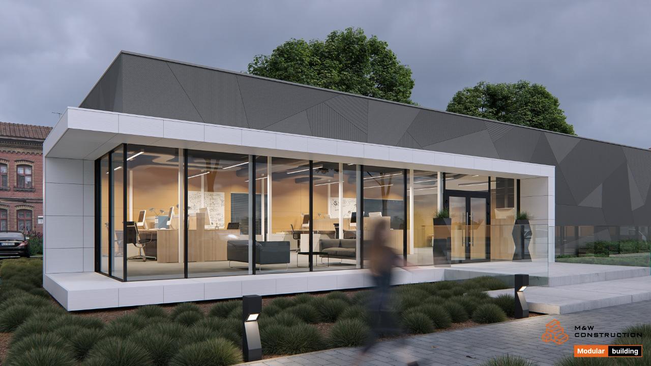 Modulares Büro-Raummodul