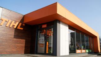 Verkaufspavillon, STIHL Firmenshop 135m2 – Ansicht 2