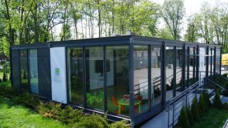 Büro-Raummodul, Wohnungsverkaufsbüro – Apatamenty Novum 150m2 – Ansicht 2