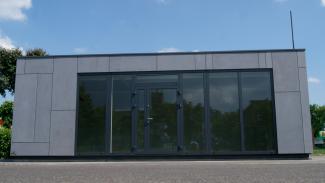 Verkaufspavillon, Firmenshop Concrete 45m2 – Ansicht 3