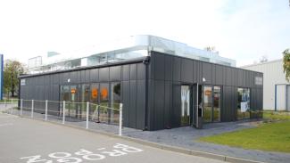 Gastronomie-Pavillon, Betriebsrestaurant 221.6m2 – Ansicht 3