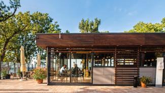 Gastronomie-Pavillon – Ansicht 2
