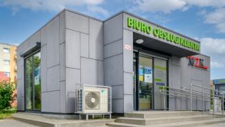Servicepavillon, Infopunkt MZK Piła 45m2 – Ansicht 2
