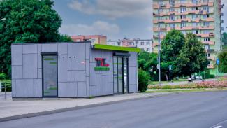 Servicepavillon, Infopunkt MZK Piła 45m2 – Ansicht 5