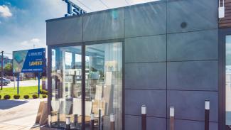 Verkaufspavillon, Firmenshop Bruk-Bet, Lesznowola 45m2 - Ansicht 4