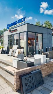 Verkaufspavillon, Firmenshop Bruk-Bet, Lesznowola 45m2 - Ansicht 2