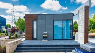 Verkaufspavillon, Firmenshop Bruk-Bet, Skierniewice 45m2 - Ansicht 8