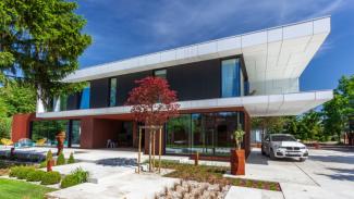 Ausstellungspavillon, Box House, Modulhaus 241m2 - Ansicht 12