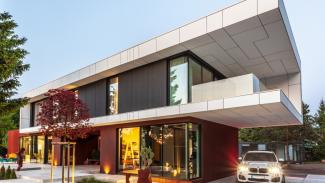 Ausstellungspavillon, Box House, Modulhaus 241m2 - Ansicht 13