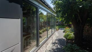 Gastronomie-Pavillon, Erweiterung des Restaurants CN CROP 93m2 - Ansicht 2