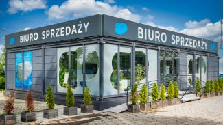 Büro-Raummodul, Verkaufsbüro für Wohnungen, Bulwary Wiśłane, Mennica Polska 150m2 - Ansicht 2