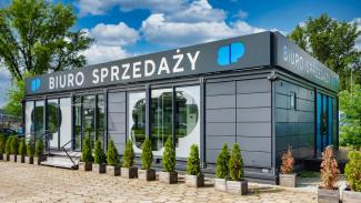 Büro-Raummodul, Verkaufsbüro für Wohnungen, Bulwary Wiśłane, Mennica Polska 150m2 - Ansicht 3