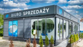 Büro-Raummodul, Verkaufsbüro für Wohnungen, Bulwary Wiśłane, Mennica Polska 150m2 - Ansicht 5