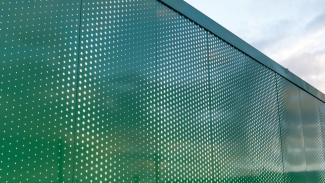 Żabka Nano, Self-Service-Geschäft, Perforationsfassade, 48m2, 022