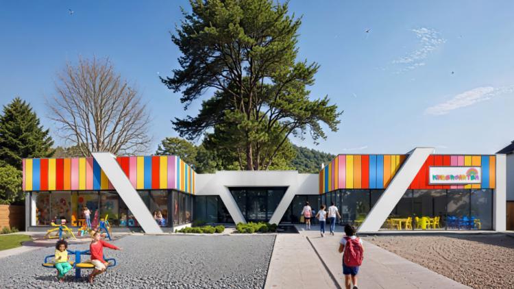 Modularer Kindergarten – Gebäude 306 m²